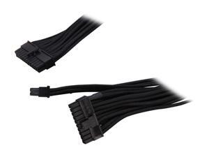 Silverstone PP06B-MB55 1.8 ft. Sleeved Motherboard 24pin Cable Silverstone PP06B-MB55 1.8 ft. Sleeved Motherboard 24pin Cable
