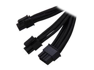 Silverstone PP06B-EPS75 2.46 ft. (0.75m) Sleeved EPS/ATX12V 8pin Cable