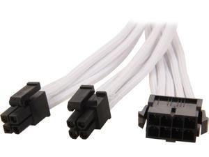 Silverstone PP07-EPS8W Sleeved Extension Power Supply Cable, 1 x 8pin to EPS12V 8pin(4+4) Connector