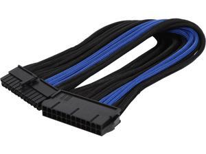 Silverstone PP07-MBBA Motherboard 24pin Connector Sleeved Extension Power Supply Cable Silverstone PP07-MBBA Motherboard 24pin Connector Sleeved Extension Power Supply Cable