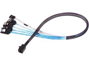 SilverStone SFF-8643 to SATA7-Pin with Sideband Mini SAS HD Cable (CPS05) SilverStone SFF-8643 to SATA7-Pin with Sideband Mini SAS HD Cable (CPS05)