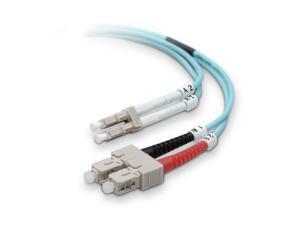 Belkin F2F402L7-10M-G 32.81 ft. Multimode LC/SC Duplex MMF, 50/125 Belkin F2F402L7-10M-G 32.81 ft. Multimode LC/SC Duplex MMF, 50/125
