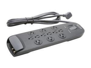 BELKIN BV112230-08-BLK 8 ft. 12 Outlets 3996J Surge Protector with Power Cord with Cable/Satellite Protection
