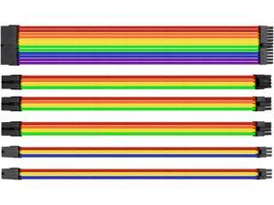 Thermaltake AC-049-CNONAN-A1 11.81 in. (30 cm) TtMod Sleeve Cable (Cable Extension) Thermaltake AC-049-CNONAN-A1 11.81 in. (30 cm) TtMod Sleeve Cable (Cable Extension)