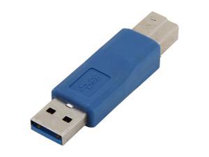 SYBA SY-ADA20086 USB 3.0 Type A Male to Type B Male Adapter, Blue Color