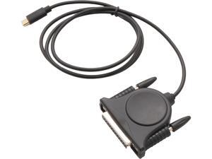 SYBA SD-ADA10012 USB Type-C Printer to Parallel Female DB25Cable, Bi-Directional Communication SYBA SD-ADA10012 USB Type-C Printer to Parallel Female DB25Cable, Bi-Directional Communication