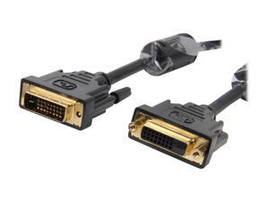 Link Depot DVI-6-DD-MF Black 1 x 24-pin DVI-D Male  1 x 24-pin DVI-D Female Male to Female DVI-D Male to DVI-D Female Cable - OEM