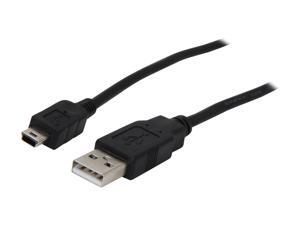 Link Depot USB-6-AMB Black USB 2.0 TYPE A TO MINI B CABLE Link Depot USB-6-AMB Black USB 2.0 TYPE A TO MINI B CABLE