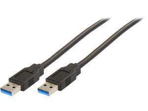 Link Depot USB3-6-MM 6 ft. Black USB 3.0 Type A Cable Male to Male Link Depot USB3-6-MM 6 ft. Black USB 3.0 Type A Cable Male to Male