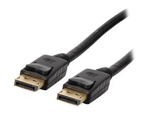 Link Depot DIS-15-MM 15 ft. Black DisplayPort Male to DisplayPort Male DisplayPort Cable - M/M Male to Male Link Depot DIS-15-MM 15 ft. Black DisplayPort Male to DisplayPort Male DisplayPort Cable - M/M Male to Male