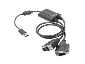 SIIG Model JU-SC0011-S1 11.81" 2-Port USB to RS-232 Serial Adapter Cable SIIG Model JU-SC0011-S1 11.81" 2-Port USB to RS-232 Serial Adapter Cable