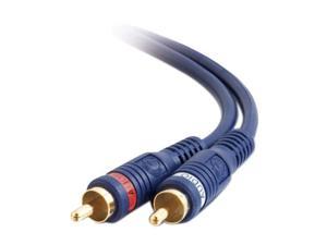 C2G 13033 Velocity RCA Stereo Audio Cable, Blue (6 Feet, 1.82 Meters)