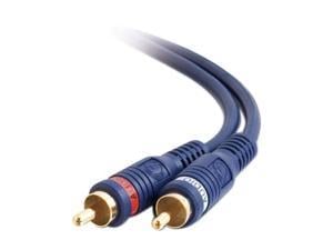 C2G 13034 Velocity RCA Stereo Audio Cable, Blue (12 Feet, 3.65 Meters)