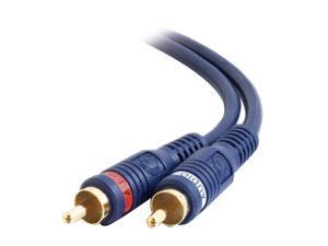 C2G 29103 Velocity RCA Stereo Audio Cable, Blue (100 Feet, 30.48 Meters)