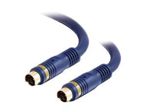 C2G 29160 Velocity S-Video Cable, Blue (25 Feet, 7.62 Meters)