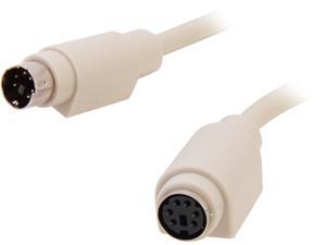 C2G 09470 PS/2 M/F Keyboard/Mouse Extension Cable, Beige (25 Feet, 7.62 Meters)