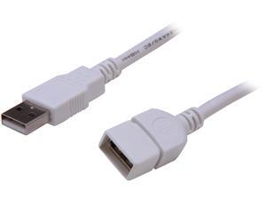 C2G 19003 USB Extension Cable - USB 2.0 A Male to A Female Extension Cable, White (3.3 Feet, 1 Meter) C2G 19003 USB Extension Cable - USB 2.0 A Male to A Female Extension Cable, White (3.3 Feet, 1 Meter)