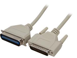 C2G 02799 DB25 Male to Centronics 36 Male Parallel Printer Cable, Beige (10 Feet, 3.04 Meters) C2G 02799 DB25 Male to Centronics 36 Male Parallel Printer Cable, Beige (10 Feet, 3.04 Meters)