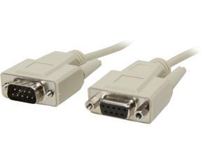 C2G 02713 DB9 M/F Serial RS232 Extension Cable, Beige (15 Feet, 4.57 Meters) C2G 02713 DB9 M/F Serial RS232 Extension Cable, Beige (15 Feet, 4.57 Meters)