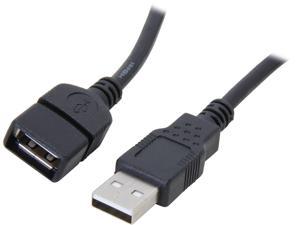 C2G 52108 USB Extension Cable - USB 2.0 A Male to A Female Extension Cable, Black (9.8 Feet, 3 Meters)