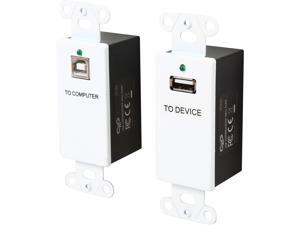 C2G 29342 USB 1.1 Over CAt5 Superbooster Extender Wall Plate Kit, White C2G 29342 USB 1.1 Over CAt5 Superbooster Extender Wall Plate Kit, White