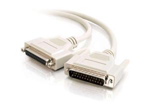 C2G 02660 DB25 M/F Serial RS232 Extension Cable, Beige (25 Feet, 7.62 Meters)