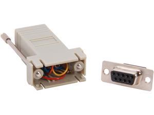C2G 02941 RJ45 to DB9 Female Serial RS232 Modular Adapter, Gray C2G 02941 RJ45 to DB9 Female Serial RS232 Modular Adapter, Gray