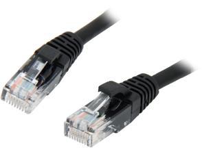 Coboc CY-CAT5E-02-BK 2-Feet 24AWG Snagless Cat 5e 350MHz UTP Ethernet Patch Cord Network Cable Black