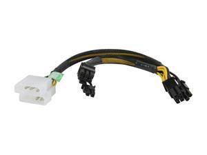 Athena Power CABLE-MPCIE4628 6 in. / 8 in. Cable Male to Male Athena Power CABLE-MPCIE4628 6 in. / 8 in. Cable Male to Male