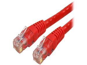 StarTech.com C6PATCH3RD 3 ft. Cat 6 Red Molded UTP Patch Cable
