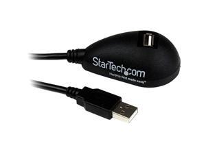 StarTech.com USBEXTAA5DSK Black Desktop USB Extension Cable - A Male to A Female StarTech.com USBEXTAA5DSK Black Desktop USB Extension Cable - A Male to A Female