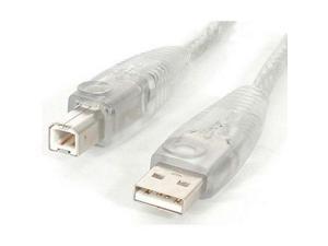 StarTech.com USB2HAB15T Transparent 15 ft. Transparent USB 2.0 Cable A-B M/M StarTech.com USB2HAB15T Transparent 15 ft. Transparent USB 2.0 Cable A-B M/M