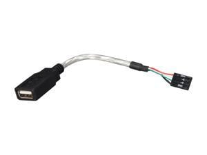 StarTech.com USBMBADAPT 6in USB 2.0 Cable - USB A Female to USB Motherboard 4 Pin Header F/F