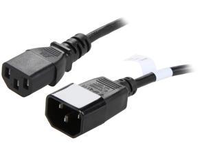 StarTech.com Model PXT1001 1 ft. Standard Computer Power Cord Extension - C14 to C13