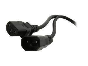 StarTech.com Model PXT10010 10 ft. Standard Computer Power Cord Extension - C14 to C13