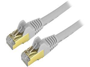 StarTech.com C6ASPAT14GR 14 ft. Cat 6 Gray Shielded Network Cable StarTech.com C6ASPAT14GR 14 ft. Cat 6 Gray Shielded Network Cable