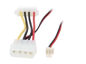 StarTech.com CPUFANADAPT 6.1 in. 6in Fan Adapter - TX3 to 2x LP4 Power Y Splitter Cable StarTech.com CPUFANADAPT 6.1 in. 6in Fan Adapter - TX3 to 2x LP4 Power Y Splitter Cable