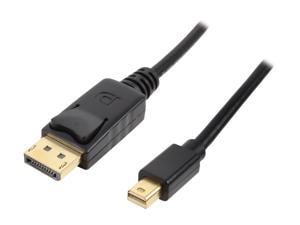 KabelDirekt - Câble 4K Mini DisplayPort vers DisplayPort (Mini DP vers DP)  - 2 m - avec blindage spécial