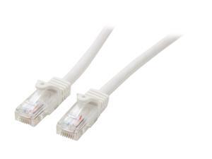 StarTech.com 45PATCH5WH 5 ft. Cat 5E White Snagless UTP Patch Cable StarTech.com 45PATCH5WH 5 ft. Cat 5E White Snagless UTP Patch Cable