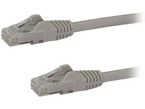 StarTech.com N6PATCH25GR 25 ft. Cat 6 Gray Snagless Cat6 UTP Patch Cable - ETL Verified
