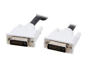 StarTech.com DVIDDMM3 Black DVI to DVI Male to Male DVI-D Dual Link Digital Video Monitor Cable - M/M