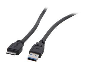 StarTech.com USB3SAUB3BK Black SuperSpeed USB 3.0 Cable A to Micro B - M/M