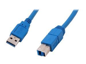 StarTech.com USB3SAB1 Blue SuperSpeed USB 3.0 Cable A to B - M/M StarTech.com USB3SAB1 Blue SuperSpeed USB 3.0 Cable A to B - M/M