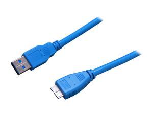 StarTech.com USB3SAUB1 Blue SuperSpeed USB 3.0 Cable A to Micro B StarTech.com USB3SAUB1 Blue SuperSpeed USB 3.0 Cable A to Micro B