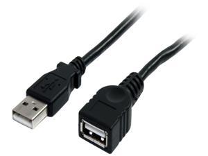 StarTech.com USBEXTAA3BK 3 ft Black USB 2.0 Extension Cable A to A - M/F - 3 ft USB A to A Extension Cable - 3ft USB 2.0 Extension cord