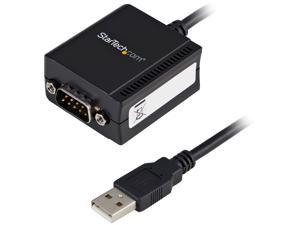 StarTech.com ICUSB2321F USB to Serial Adapter - 1 port - USB Powered - FTDI USB UART Chip - DB9 (9-pin) - USB to RS232 Adapter