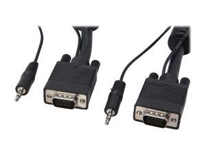 StarTech.com MXTHQMM25A 25 ft. Coax High Resolution Monitor VGA Cable with Audio StarTech.com MXTHQMM25A 25 ft. Coax High Resolution Monitor VGA Cable with Audio
