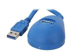 StarTech.com USB3SEXT5DSK Blue Desktop SuperSpeed USB 3.0 Extension Cable - A to A M/F StarTech.com USB3SEXT5DSK Blue Desktop SuperSpeed USB 3.0 Extension Cable - A to A M/F
