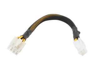APEVIA CVT48 9.5 in. 4 Pin P4 /12V to 8 Pin P8 /12V Power Supply Converter Cable Female to Male APEVIA CVT48 9.5 in. 4 Pin P4 /12V to 8 Pin P8 /12V Power Supply Converter Cable Female to Male