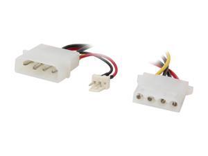 APEVIA CVT43 Power 4 PIN Adapter TO 3 PIN Fan Adapter APEVIA CVT43 Power 4 PIN Adapter TO 3 PIN Fan Adapter